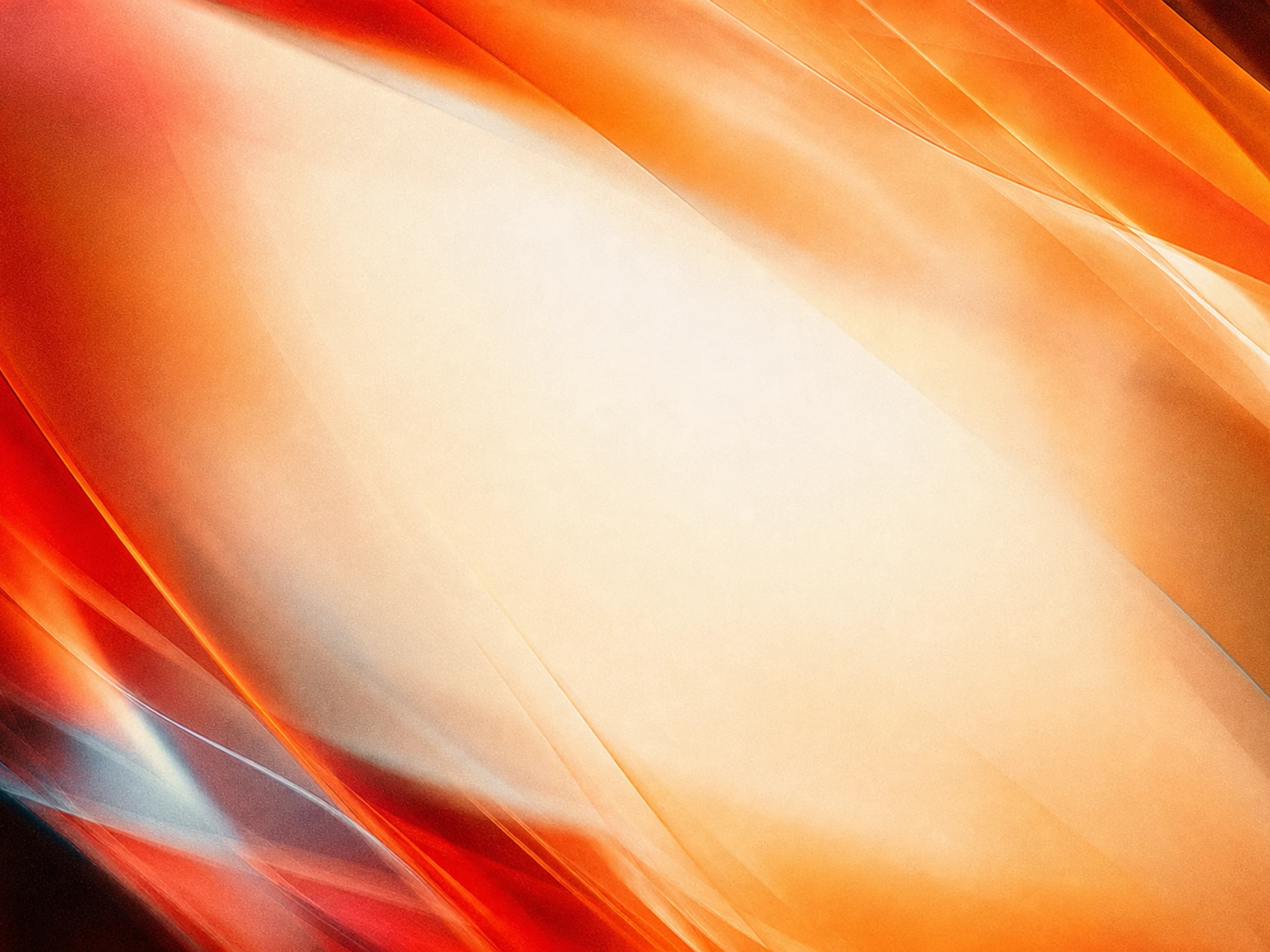 Abstract Amber integrations background with layered orange and cyan light
